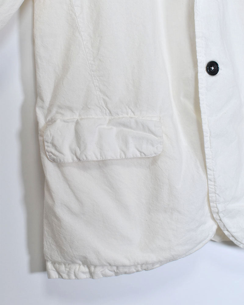 40'S COTTON POPLIN (OVERDYE) SIDE VENTS TAILORED JACKET
