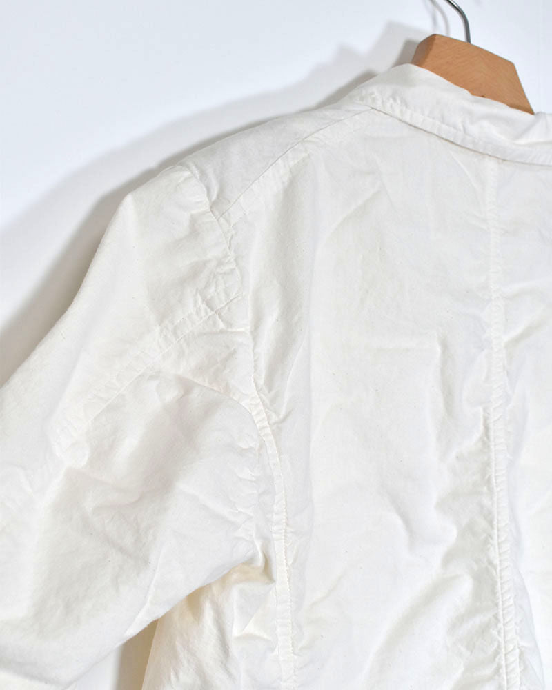 40'S COTTON POPLIN (OVERDYE) SIDE VENTS TAILORED JACKET