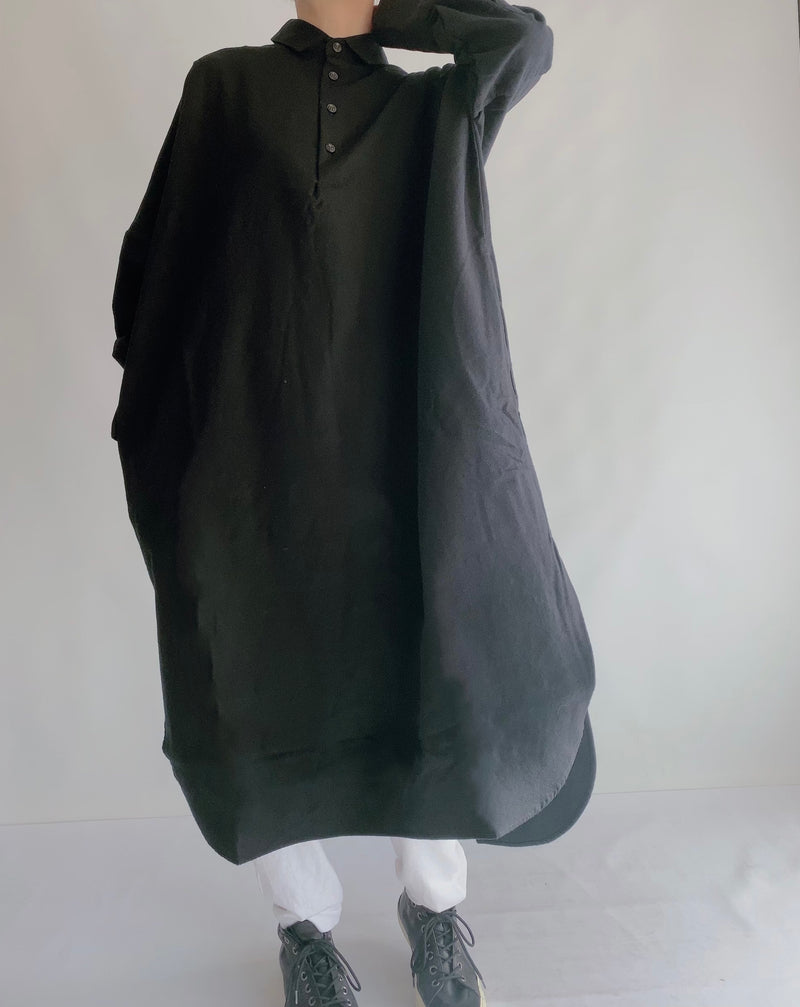 Cotton Wool Shirt Dress