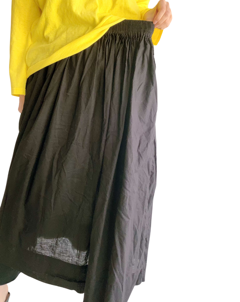 Sheerling Skirt in Black