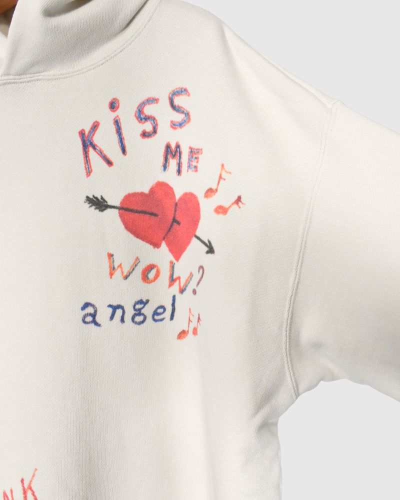 Graffiti Parka in White