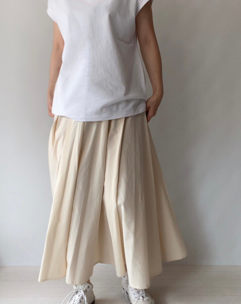 Circular Skirt in Ivory