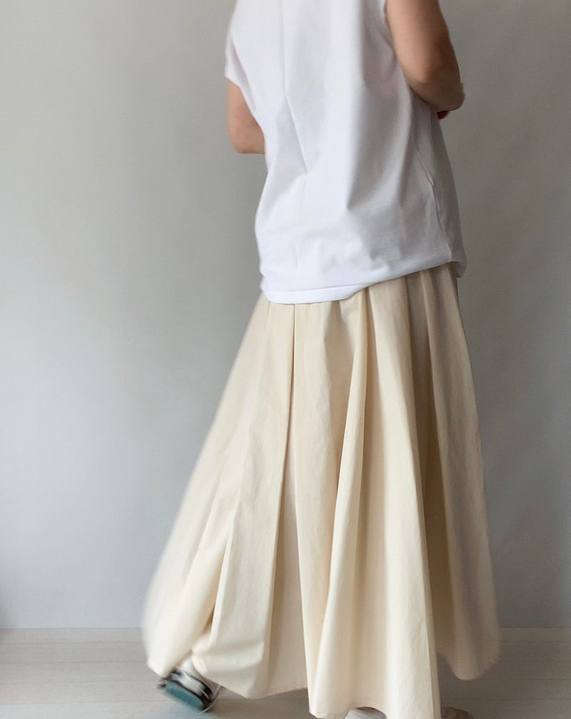 Circular Skirt in Ivory