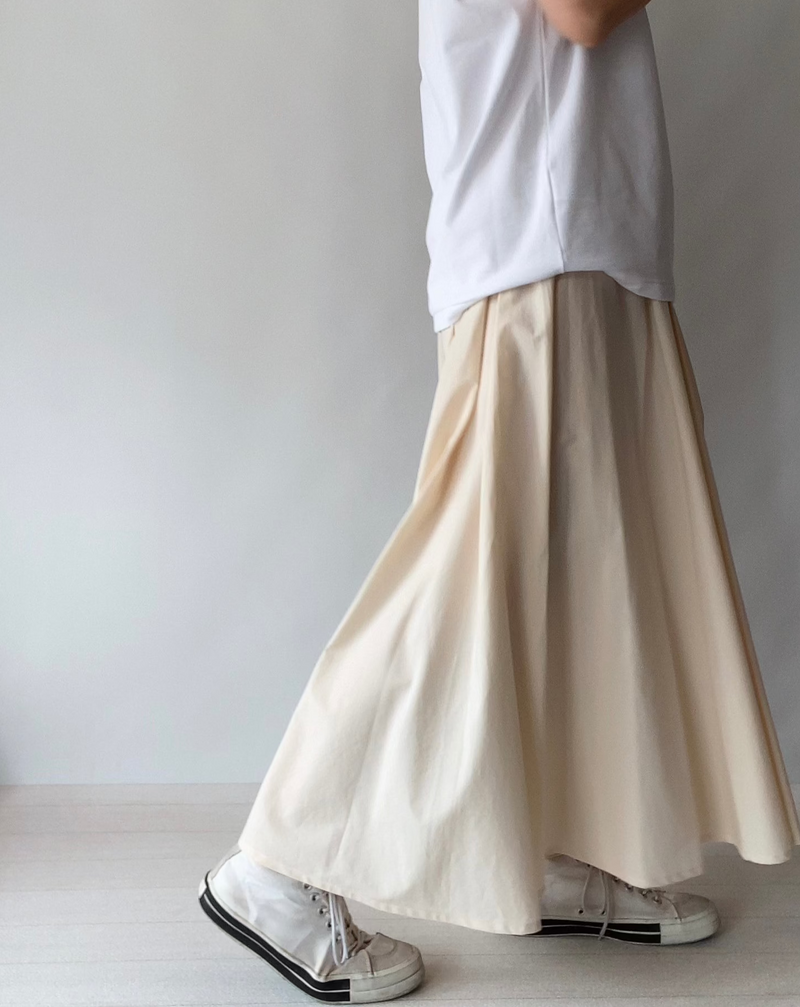 Circular Skirt in Ivory
