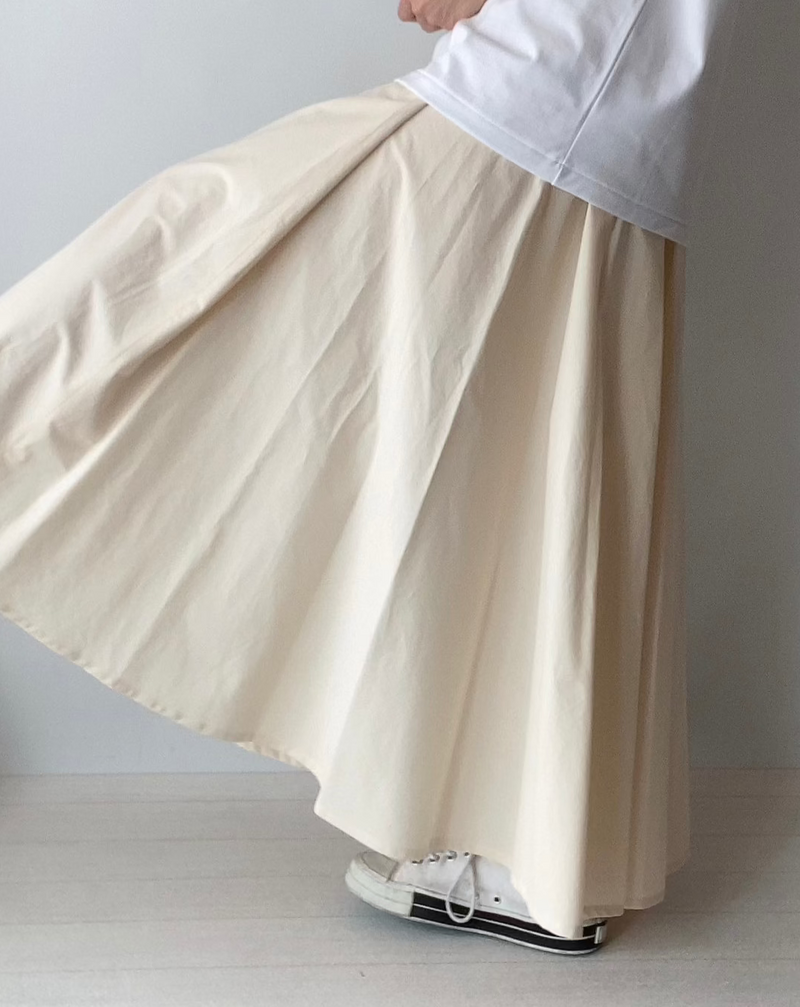 Circular Skirt in Ivory Circular Skirt in Ivory