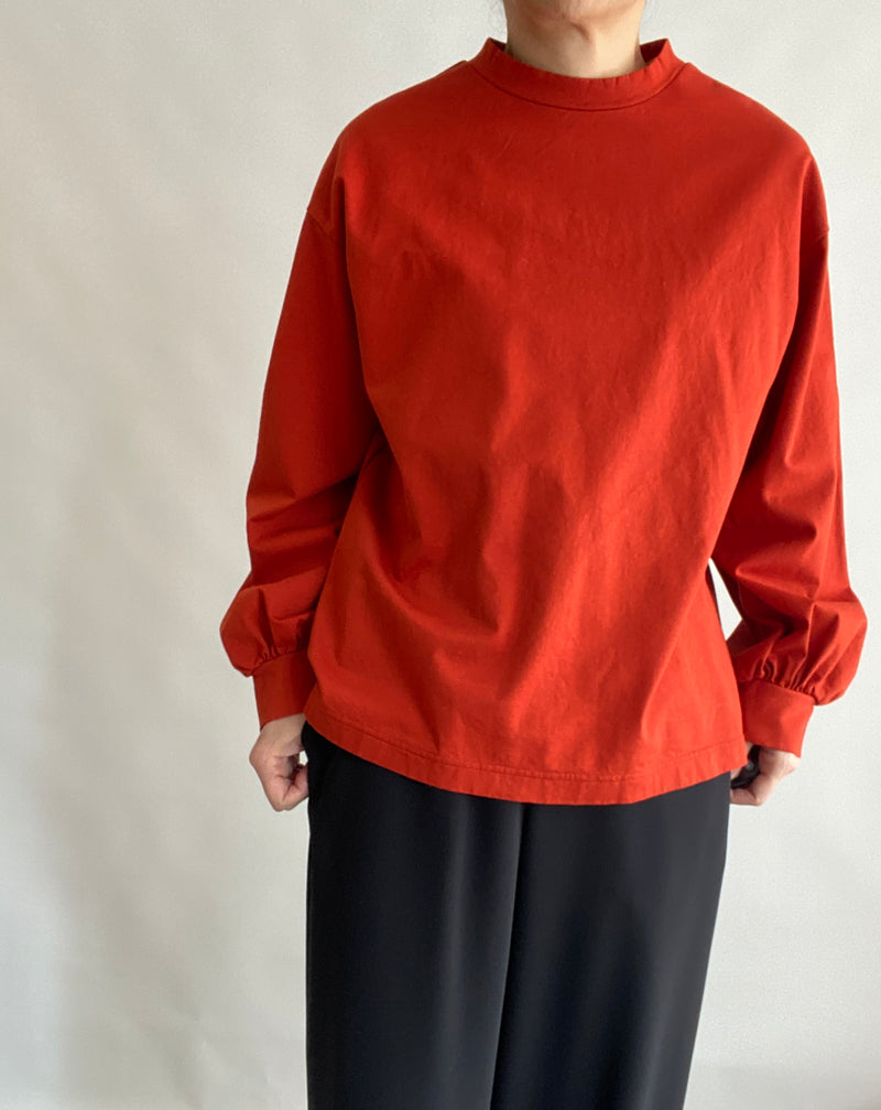 Heavy cotton sheeting pullover