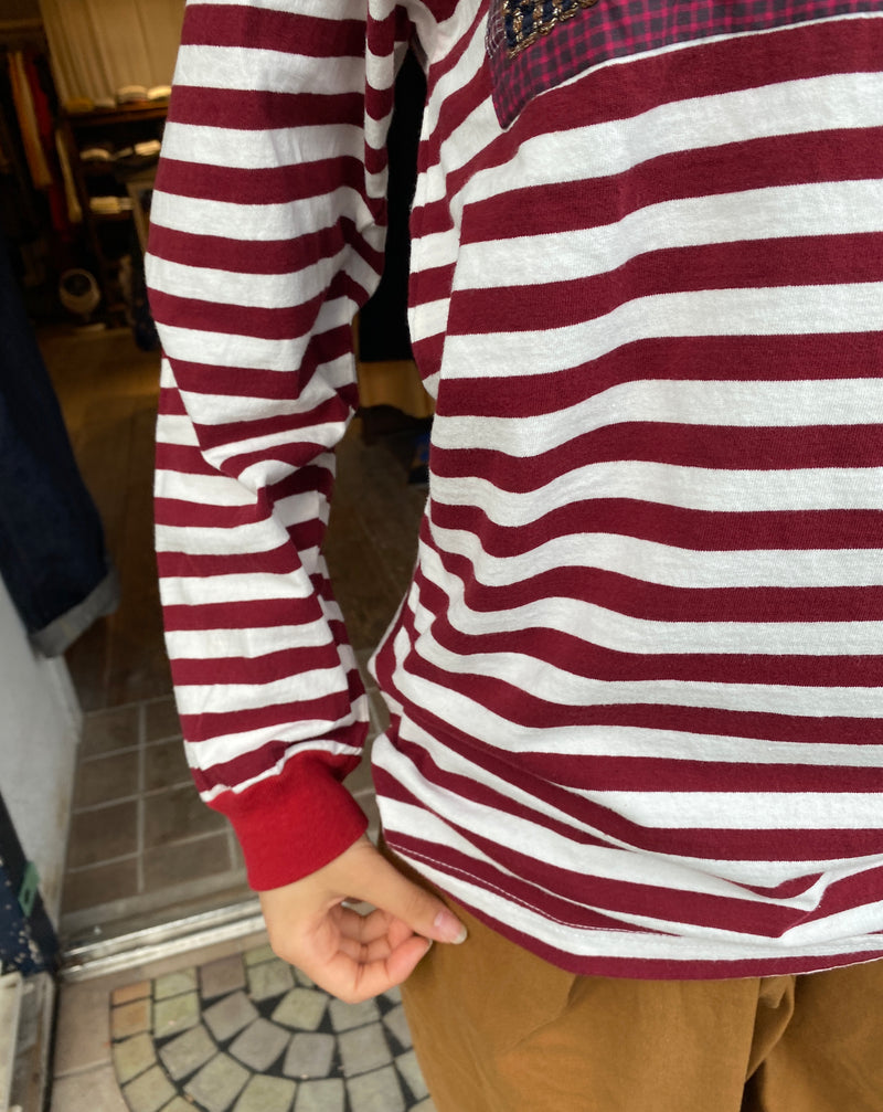 Vintage Border Tenjiku Square T-shirt