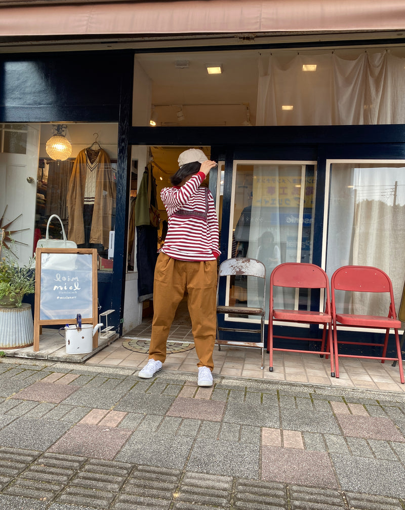 Vintage Border Tenjiku Square T-shirt