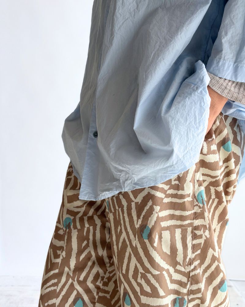 【 ichi Antiquite's】LIBERTY Print Pants in ZebraDot