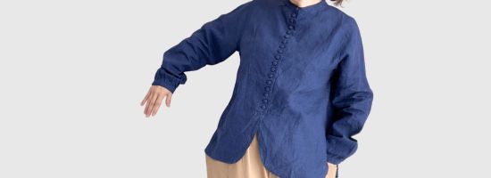 【ichi Antiquite's】New Indigo linen shirt & dress