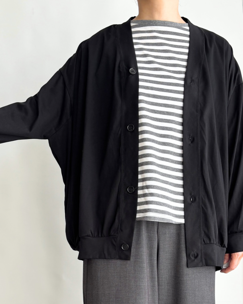 【veritecoeur】SILKETTE V-NECK CARDIGAN