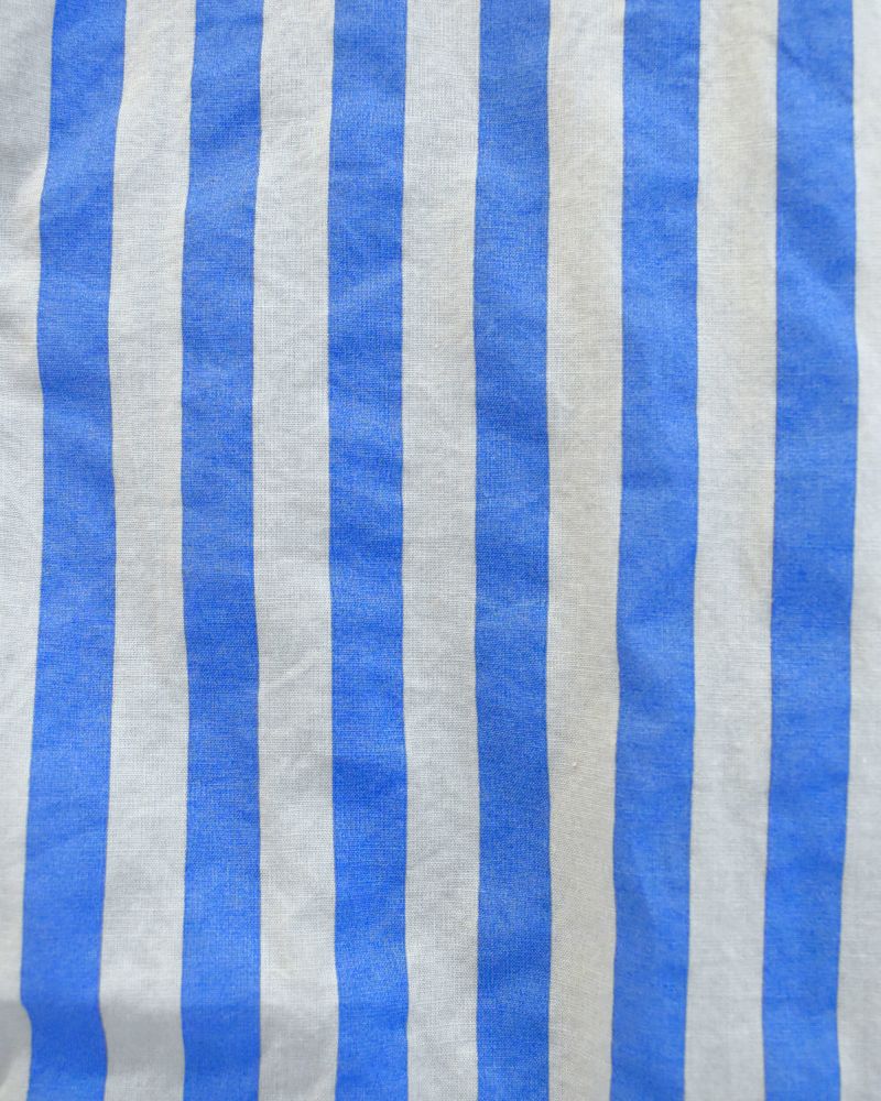 POPLIN WIDE STRIPE (OVERDYE) EASY PANTS in MilkyGrey