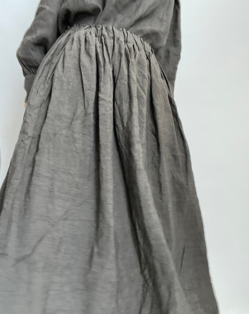 Linen Gather Skirt