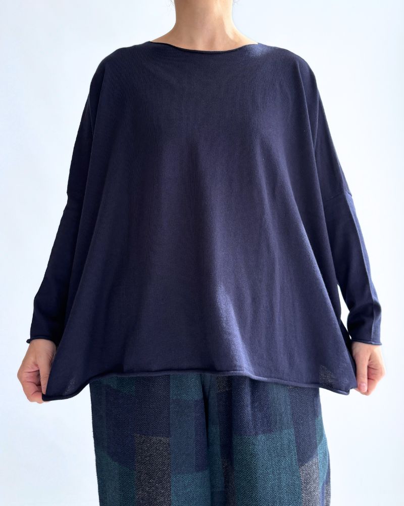 5-Color T-Line Pullover in InkNavy
