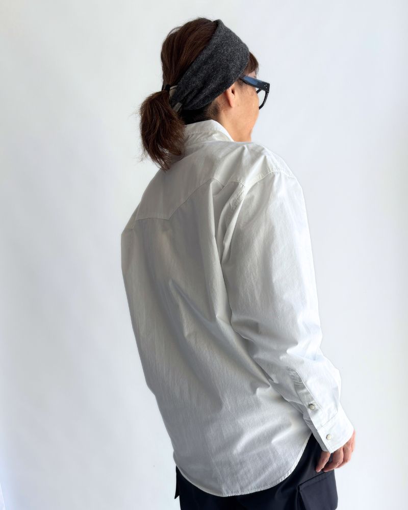 BRENDA-W Western Shirt in White
