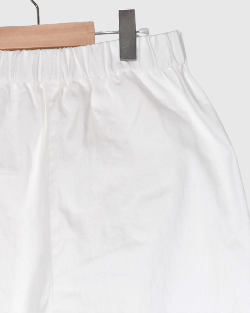Balloon Pants (DENIM) in White