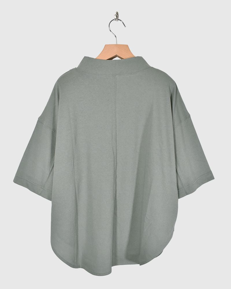 DEPEND jersey high neck T-shirt in Mint