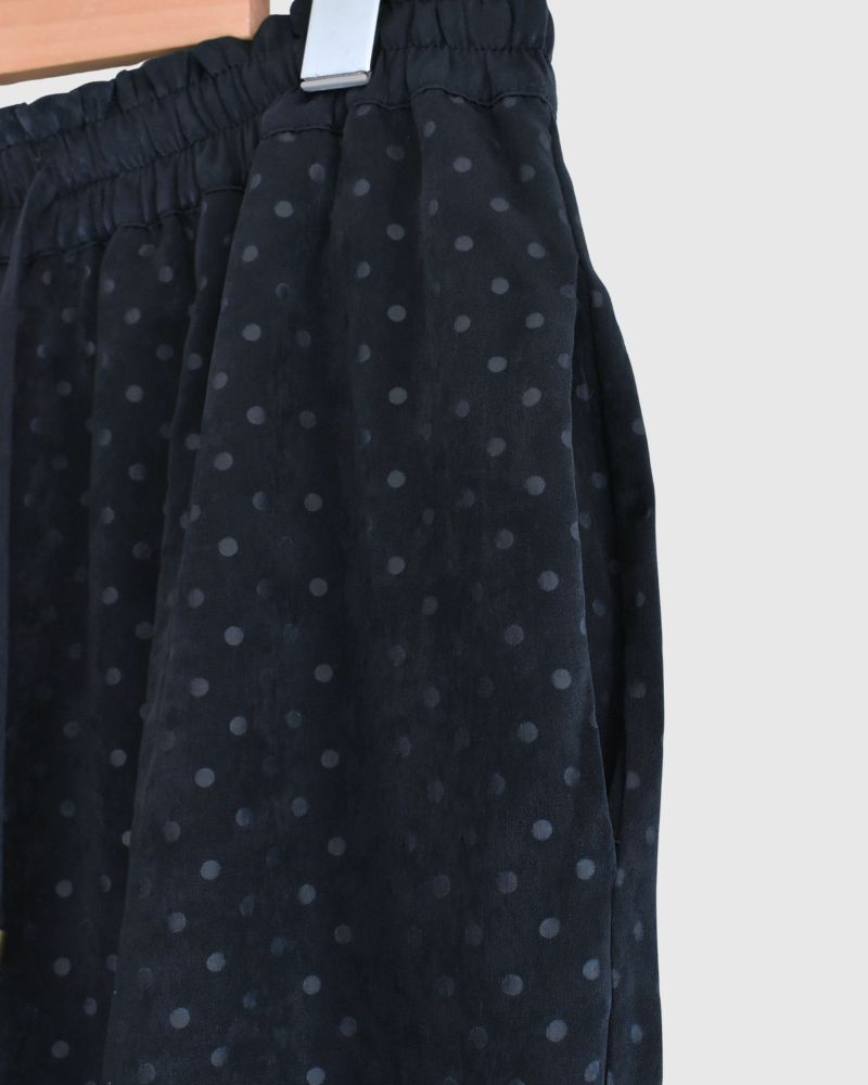 Embossed dot pants 'SONK' in Navy