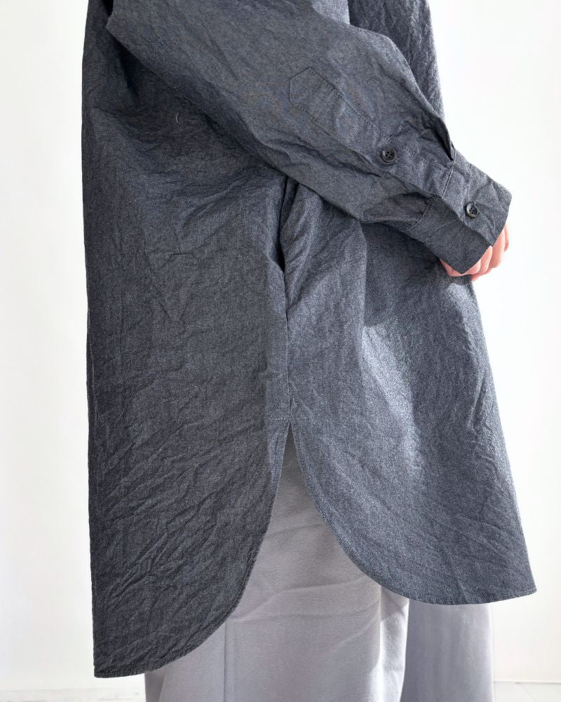 Timeless Long Shirt in Indigo