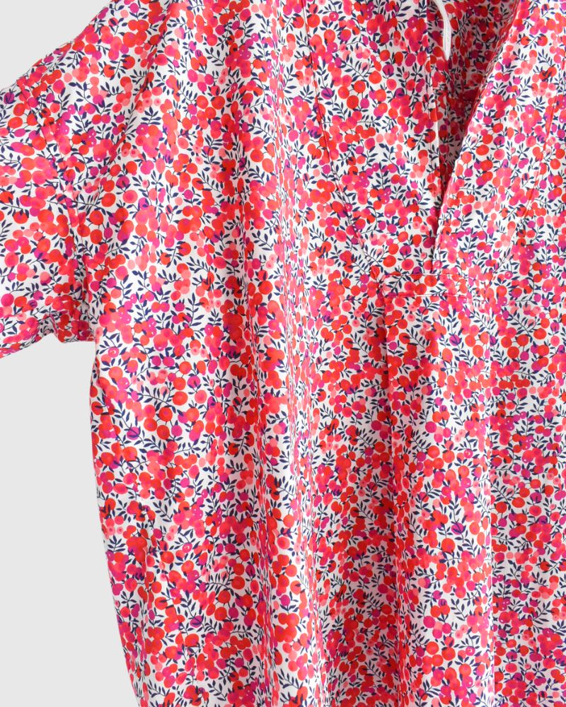 Skipper Shirt (LIBERTY) in WiltshireRed