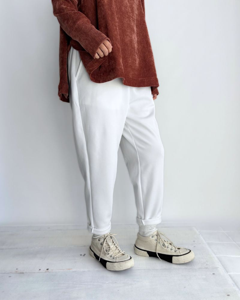 Fleece-lined poncho jodhpurs trousers 'RUNKY' in White