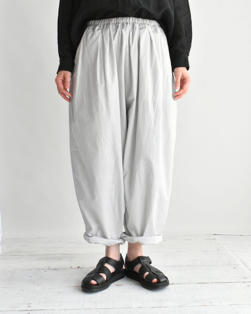 Combed Broad Slow Pants in SilverGray