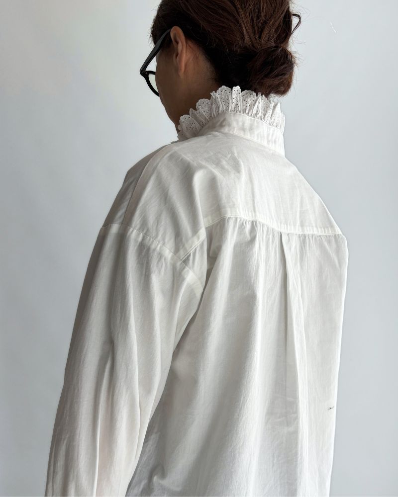 Vintage Lace Blouse in White