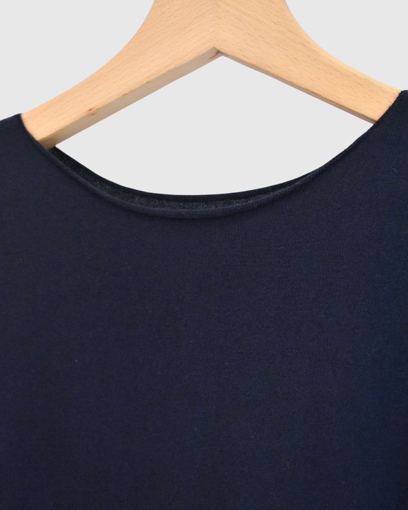 5-Color T-Line Pullover in InkNavy