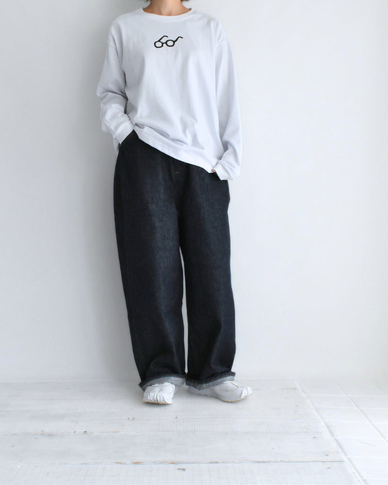 Men's Glasses Tee in White