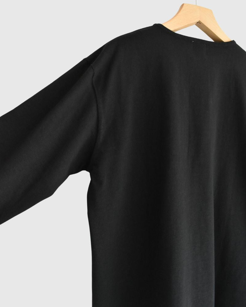 10-Button Tee in Black