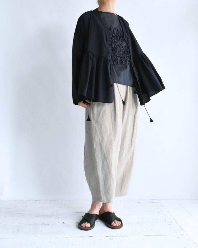 Handwoven Cotton Hakeme Cache-coeur in DarkNavy