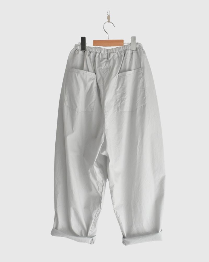 Combed Broad Slow Pants in SilverGray