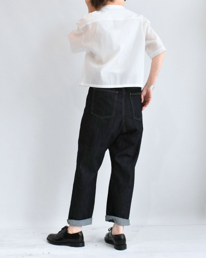 Sarrouel Design Denim Pants 'JENA' in Onewash