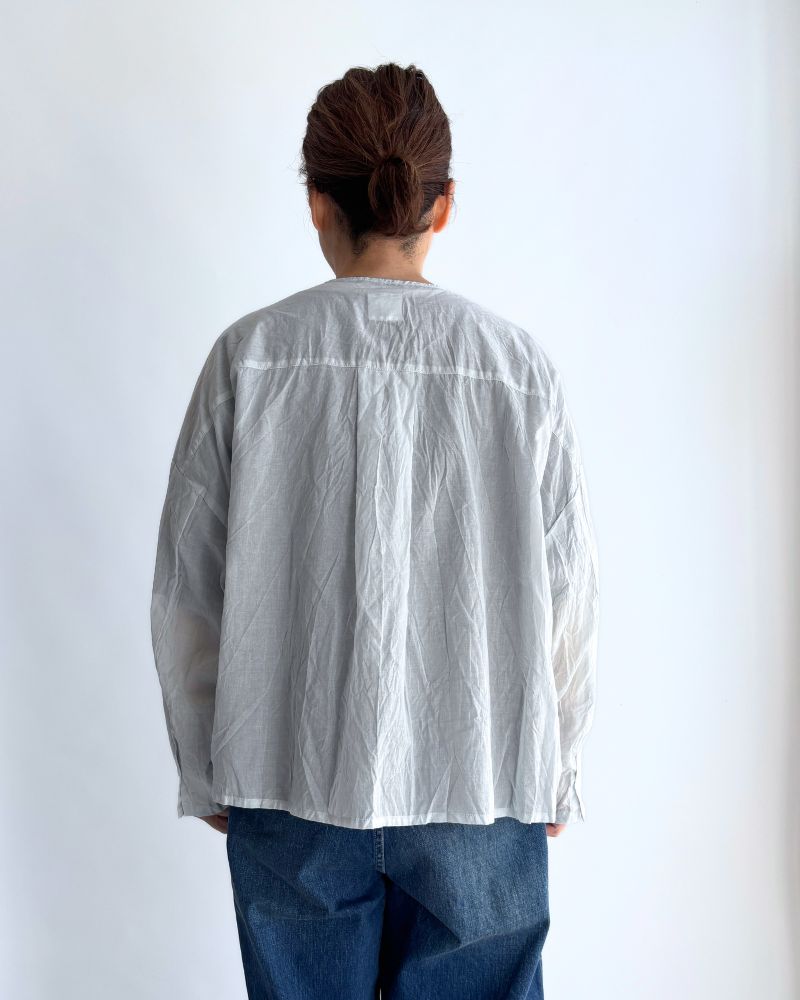 Hem Cord Adjustment Shirt in PaleBlue