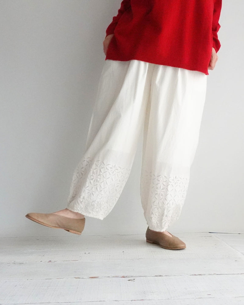 Soft Light Filter Pants in Off White