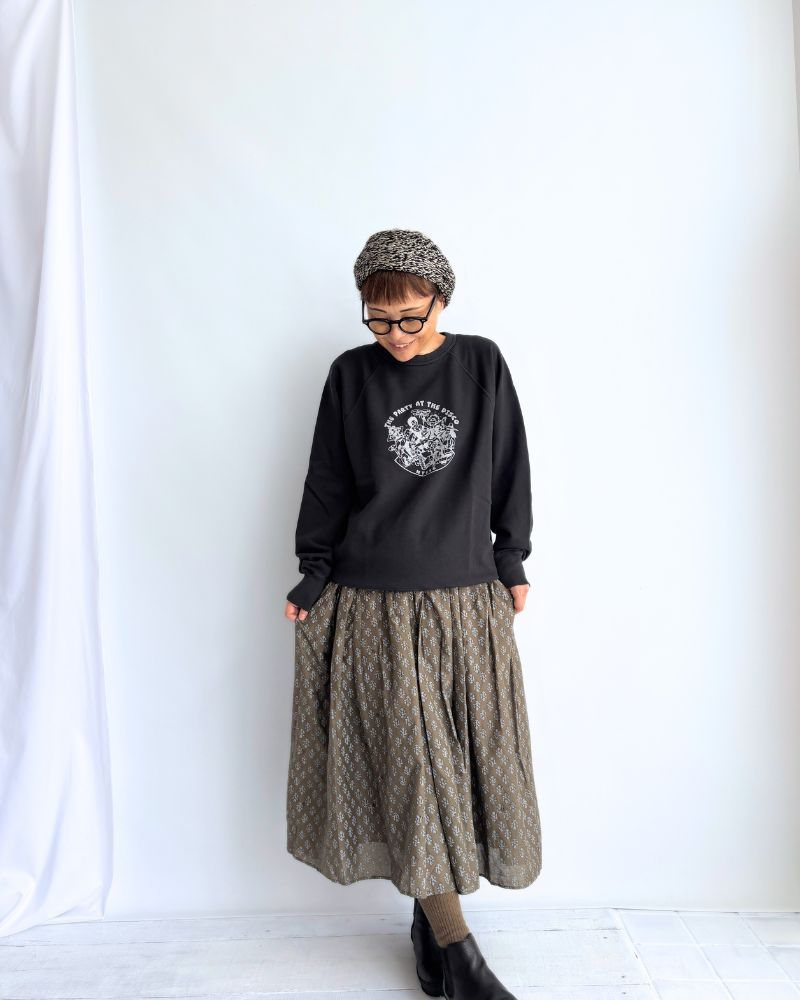 "HTS16" Printed Sweatshirt in DeepNavy