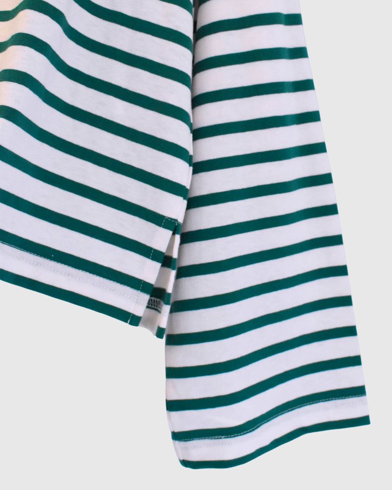 Taco Cotton Border Tie Royal in Pink/Green