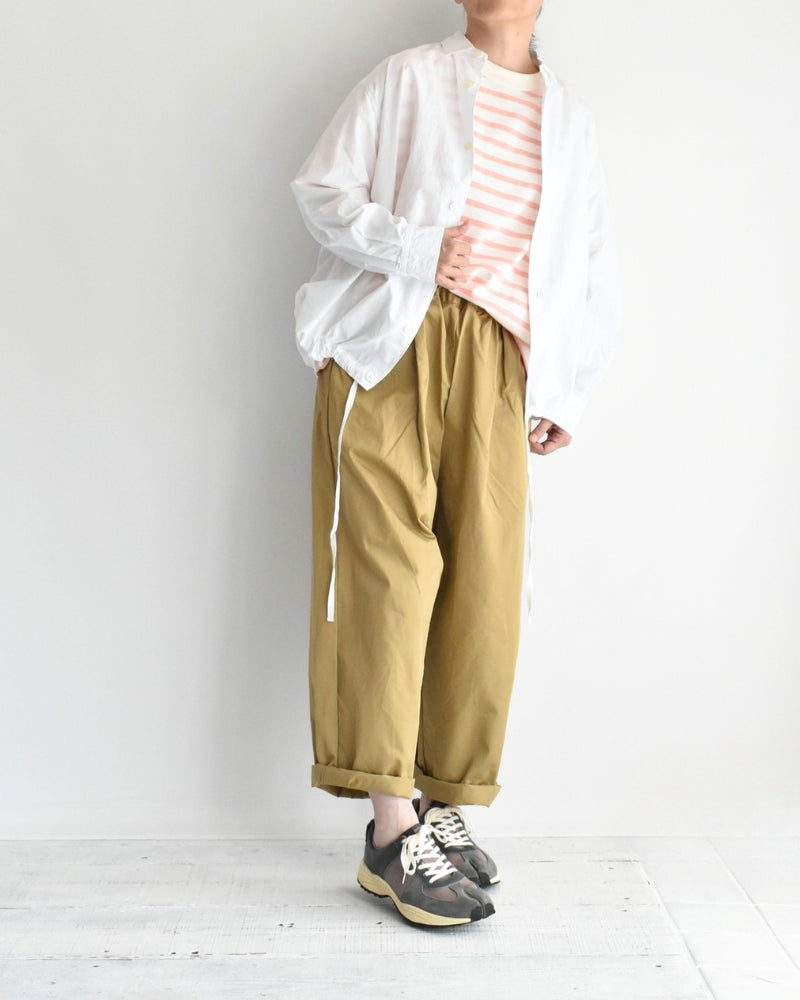 Chino Cloth POKKA Pants in Beige