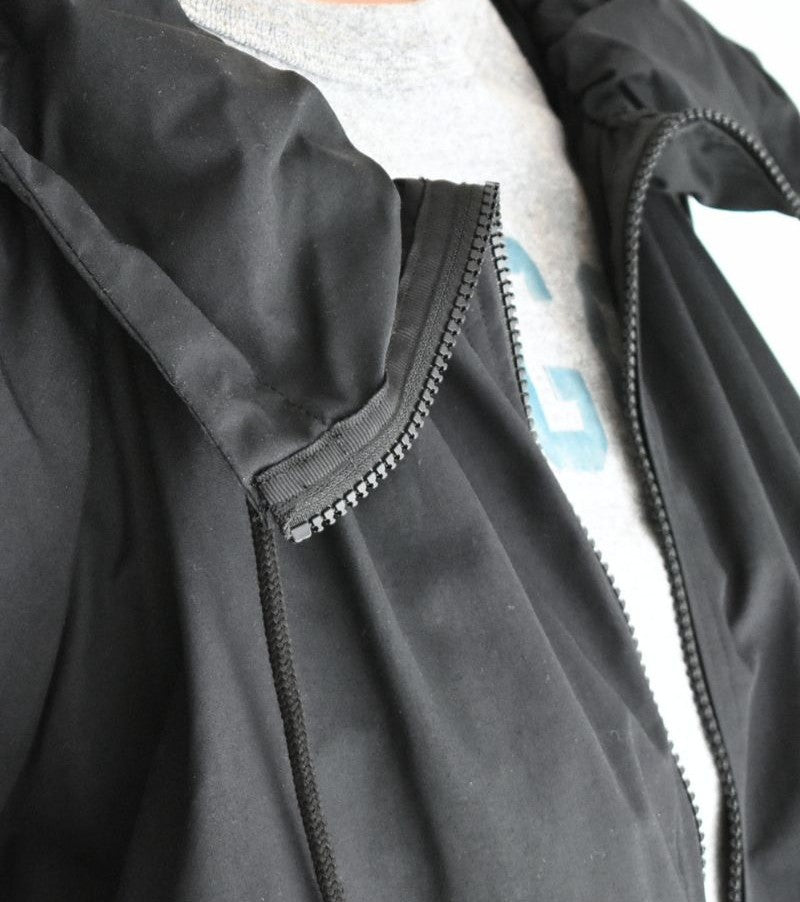 Oversized Hooded Jacket in Black