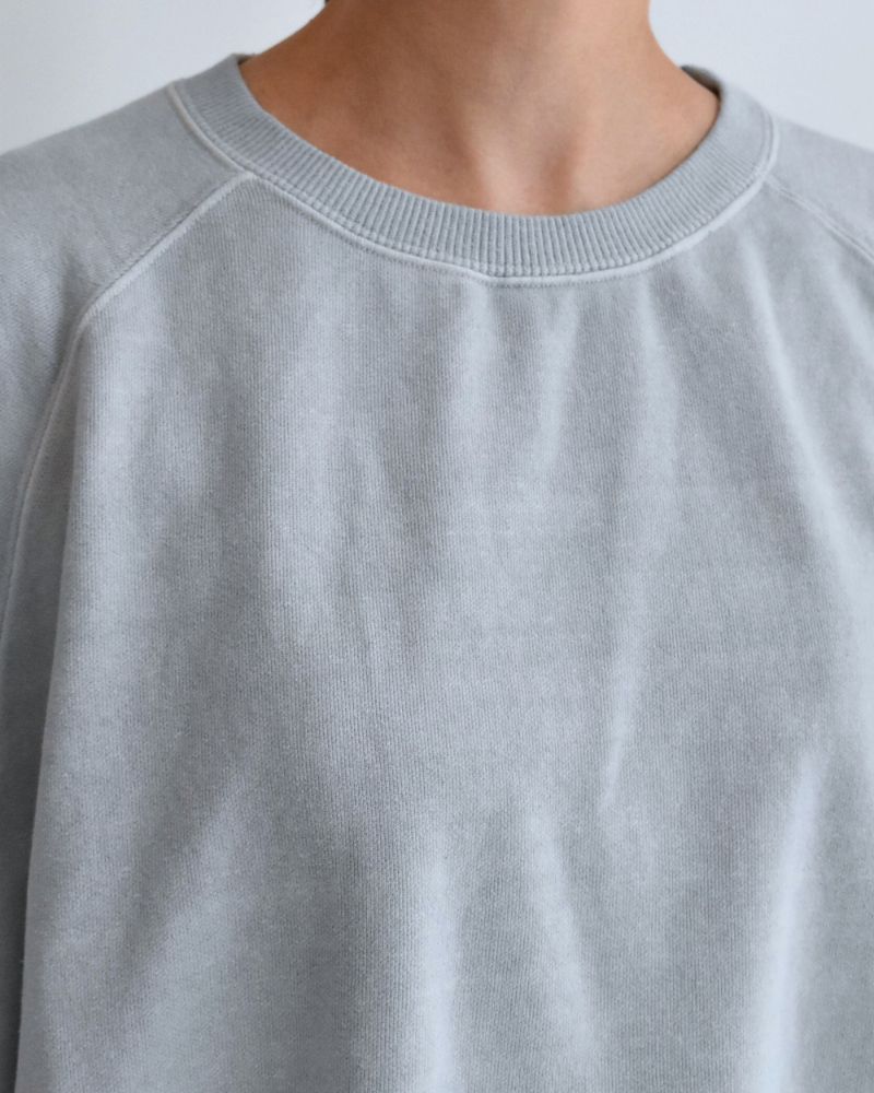 Pigment dye sweatshirt L/S in Blue