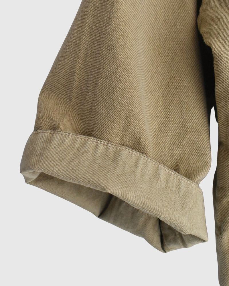Soft Twill Shirt in Beige
