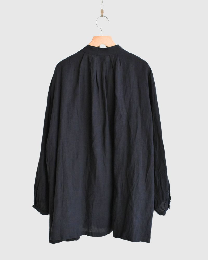 French Linen Shirt in Navy