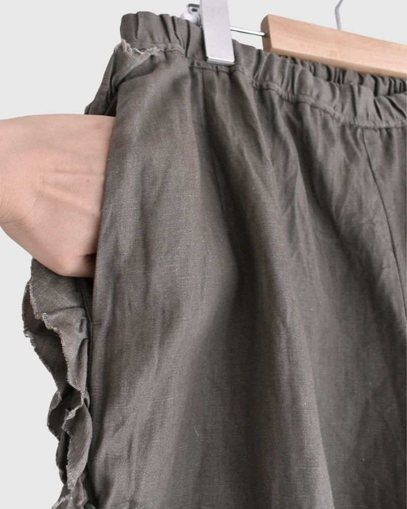 Light Mocha Denim Vivian Pants in Mocha