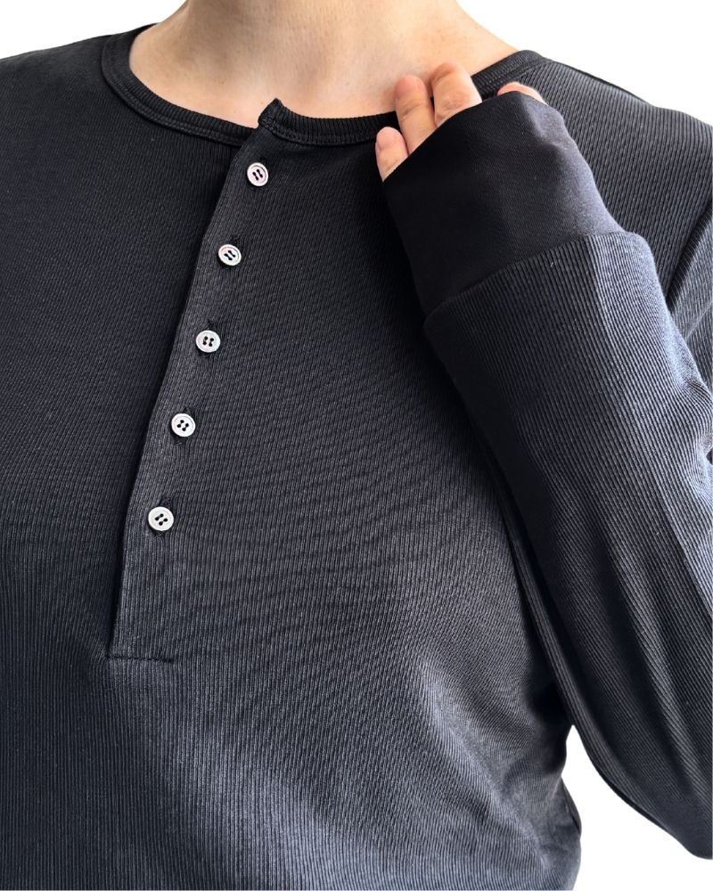 Teleco Henley Long Sleeve Tee