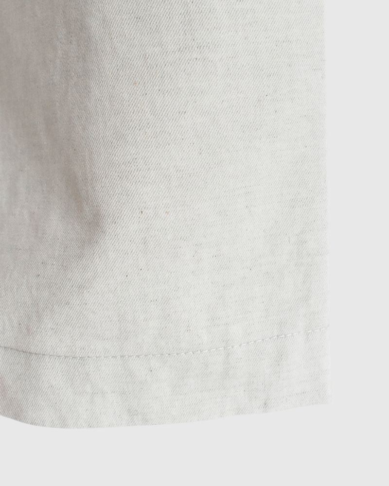 Seamless Side Wide Pants in Natural