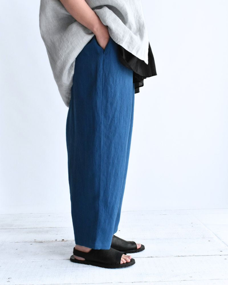 Egg Pants (LINEN/RAMIE) in Blue