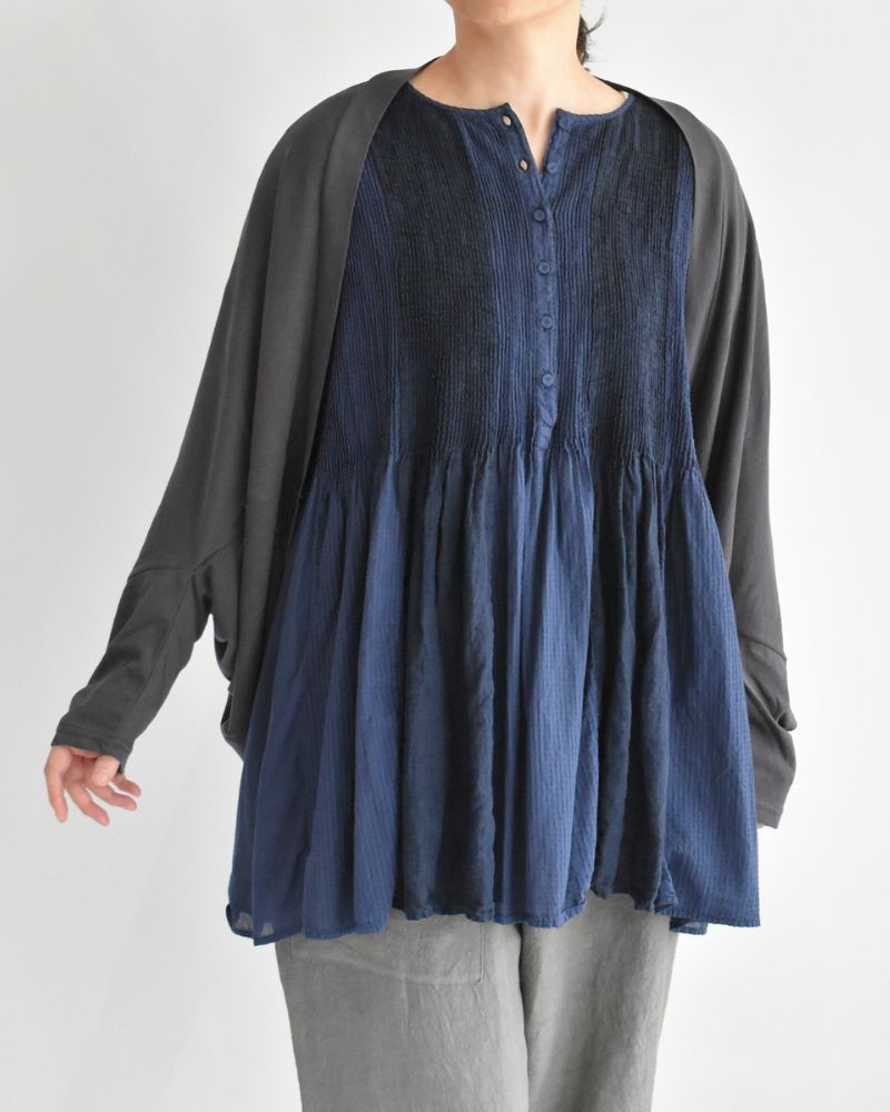 Square bolero 'OLIANA' Charcoal