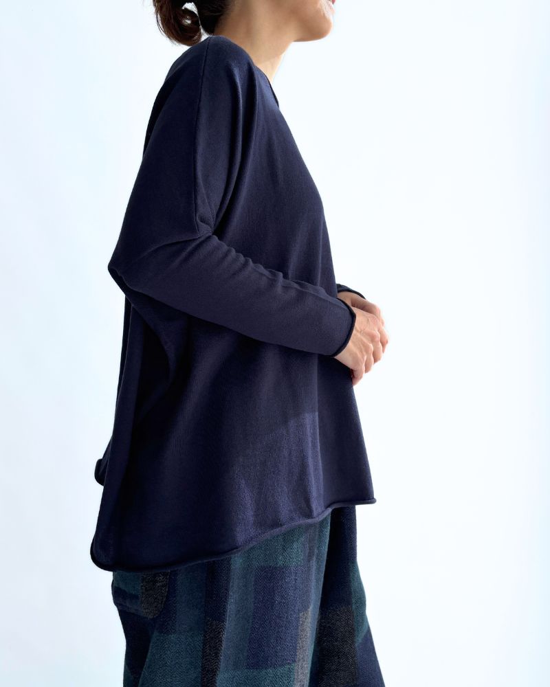 5-Color T-Line Pullover in InkNavy