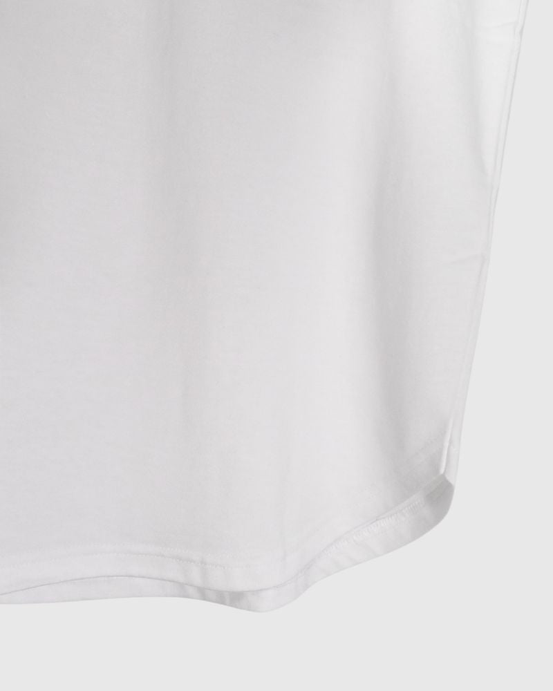 ROLLUP SLEEVE TOPS 'FERRIO' in OffWhite