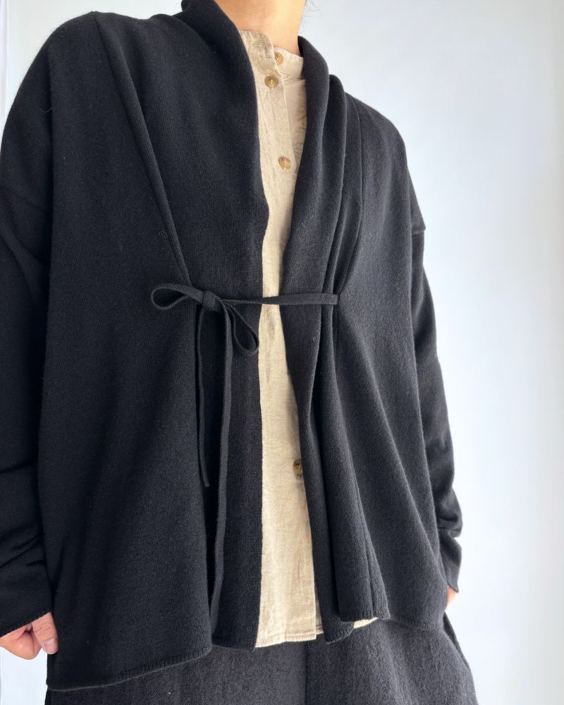 Shawl Cardigan in Black